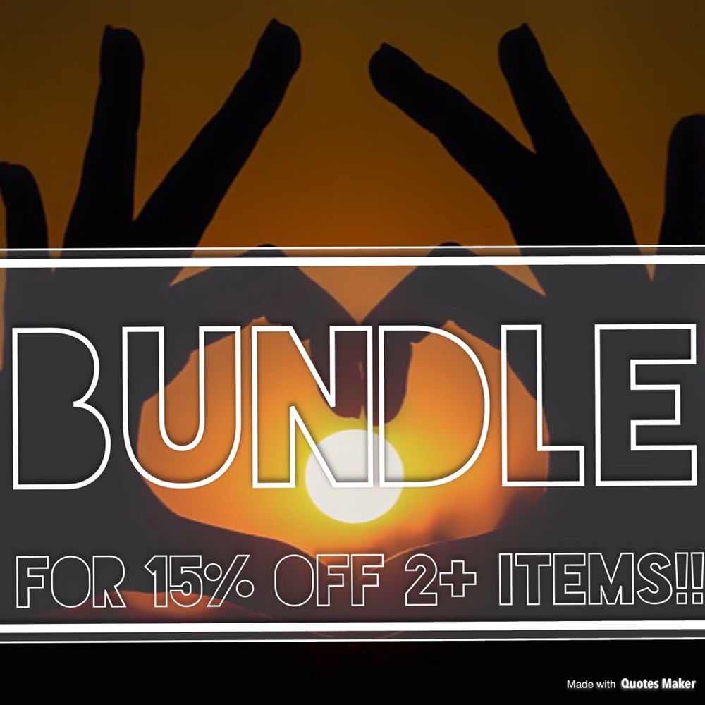 ✌🏻Bundle your likes for 15% off 2+ items!💰